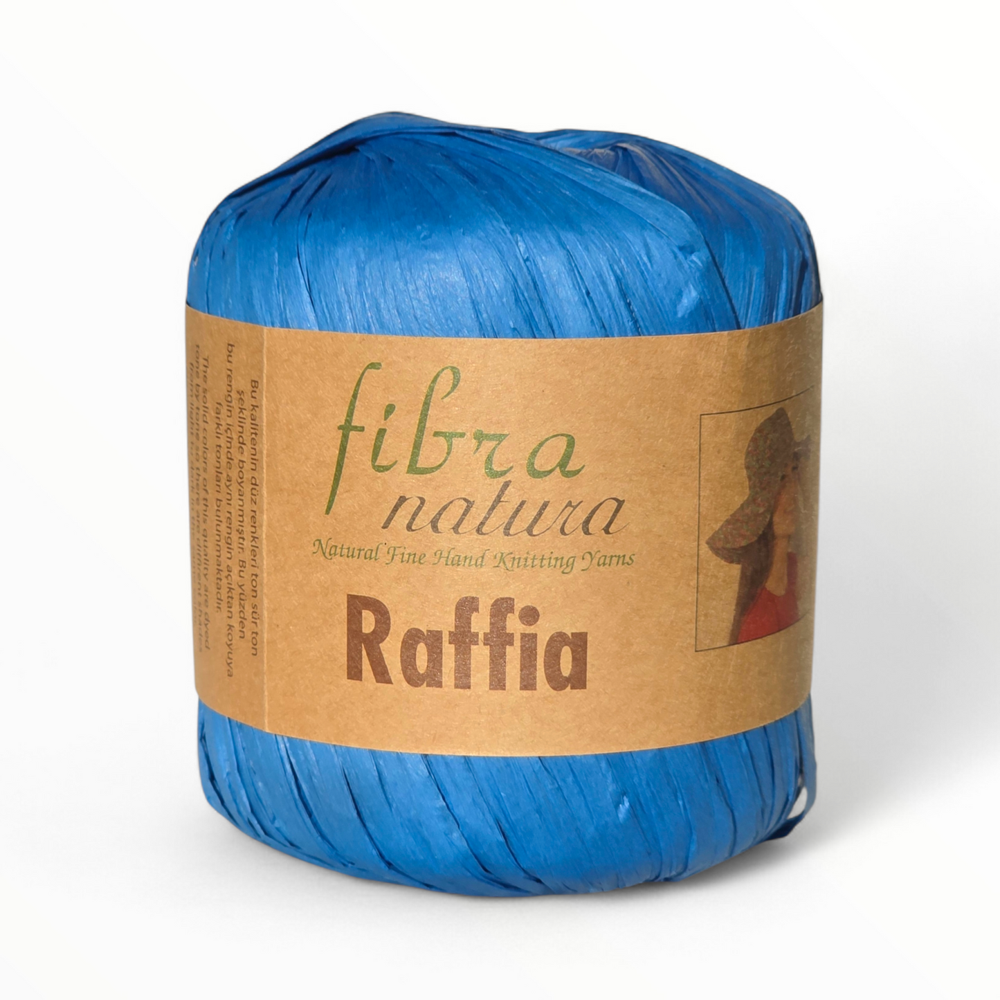 Fibra Natura Raffia – 100% Viscose Natural Yarn (40g / 90m)