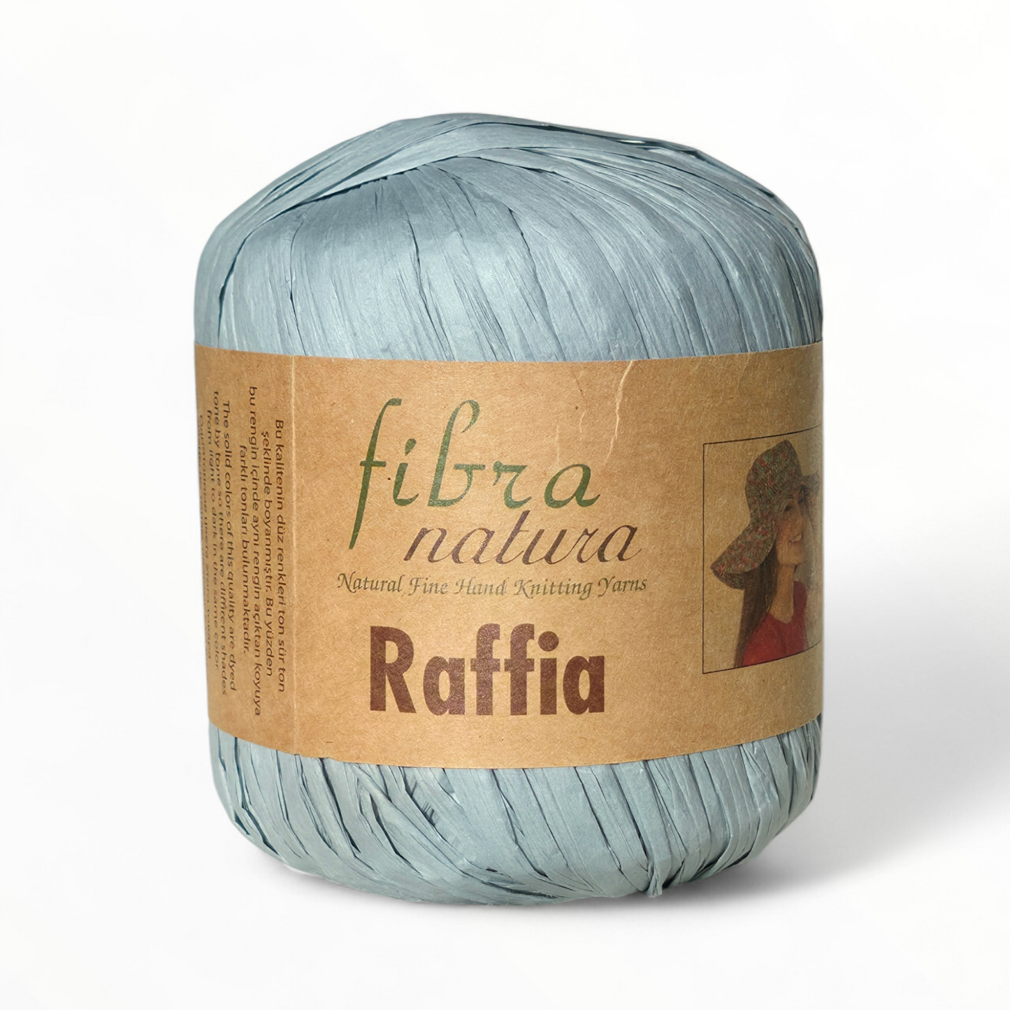 Fibra Natura Raffia – 100% Viscose Natural Yarn (40g / 90m)