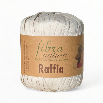Fibra Natura Raffia – 100% Viscose Natural Yarn (40g / 90m)