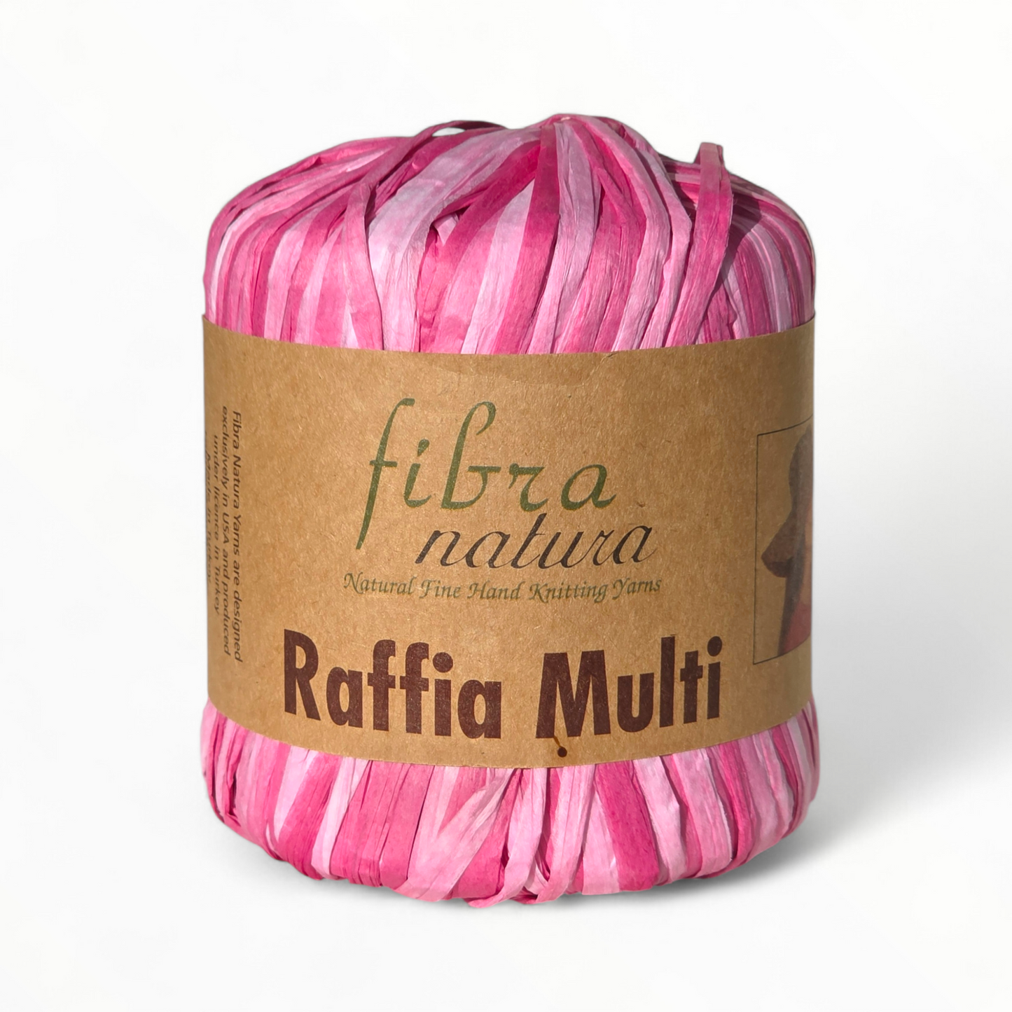 Fibra Natura Raffia Multi – 100% Viscose Yarn (35g / 80m)