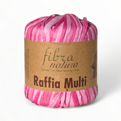 Fibra Natura Raffia Multi – 100% Viscose Yarn (35g / 80m)