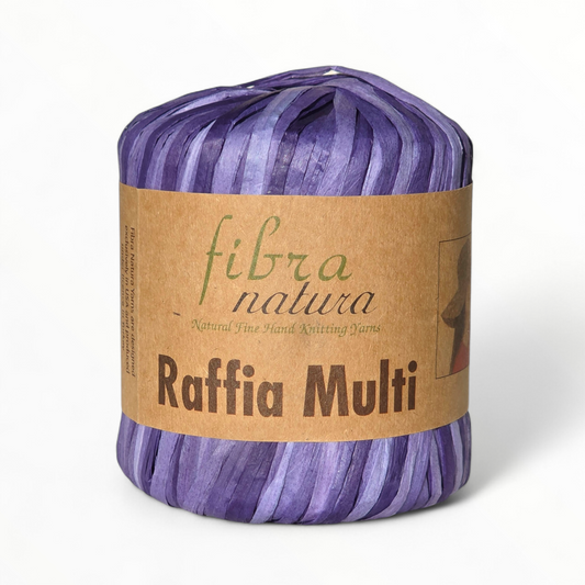 Fibra Natura Raffia Multi – 100% Viscose Yarn (35g / 80m)