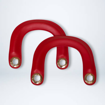PU Leather Handles – 33–35 cm (Set of 2)