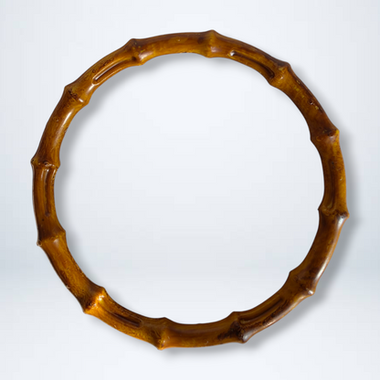 Wooden Ring Handle for Bags (Set of 2)