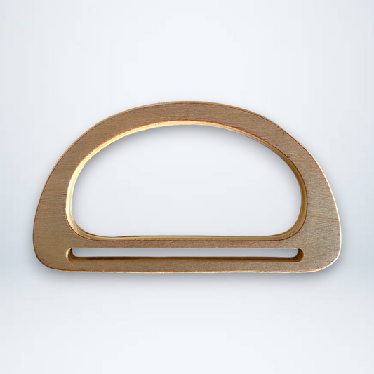 Wooden Half-Moon Bag Handle – 16 cm (Set of 2)