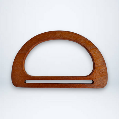 Wooden Half-Moon Bag Handle – 16 cm (Set of 2)