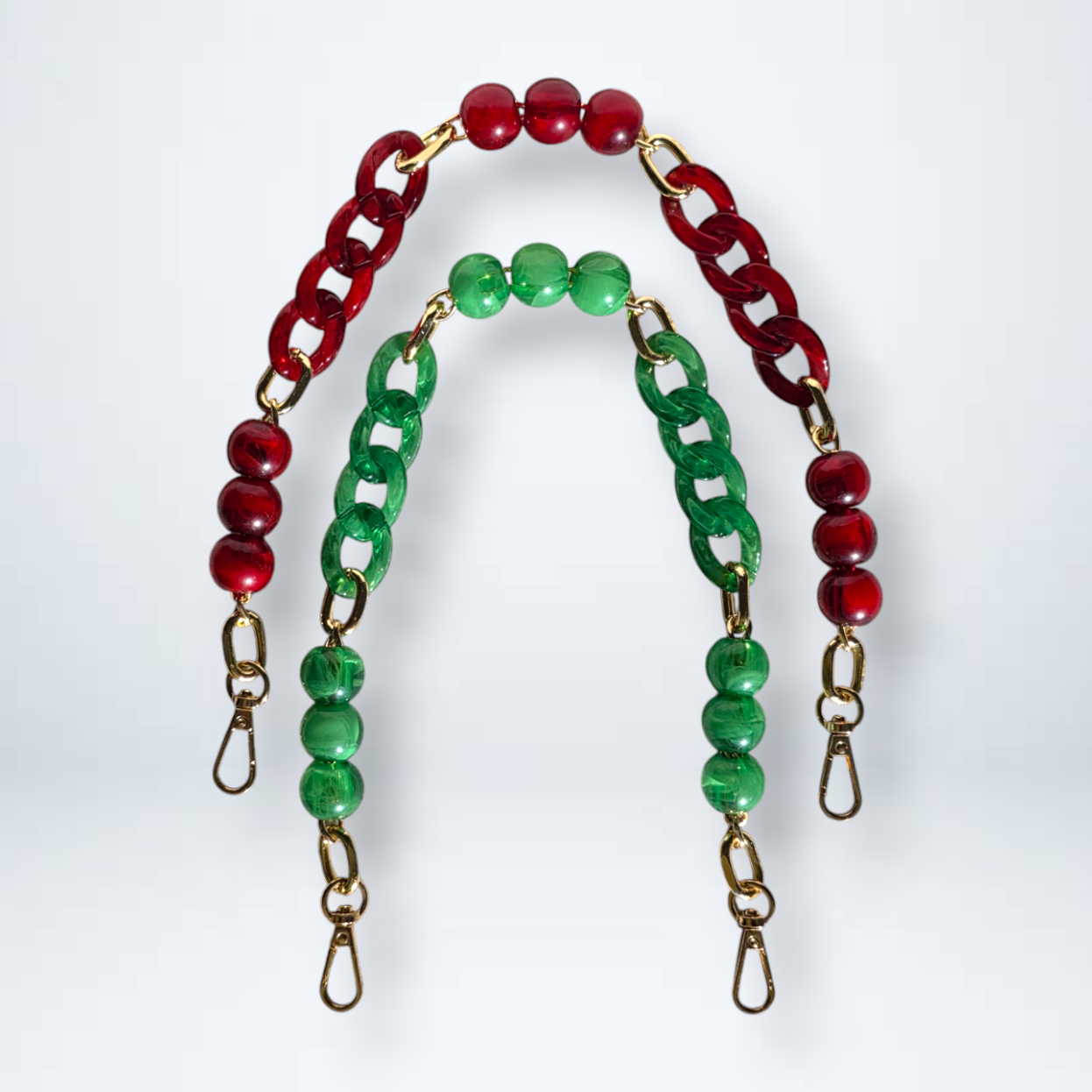 Acrylic & Metal Bag Handle – 50 cm