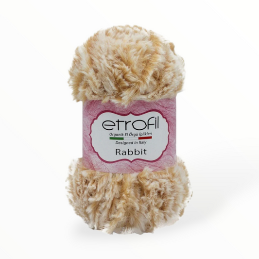 Etrofil Rabbit – 100% Polyester Fur Yarn (100g / 65m)