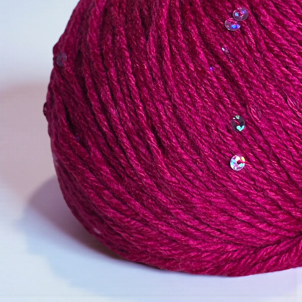 Gala Payet – 94% Acrylic, 6% Sequins Yarn (50g / 125m)