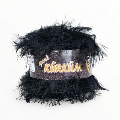 Yeni Kürküm Kaz Tüyü – Faux Goose Feather Yarn (100g / 90m)