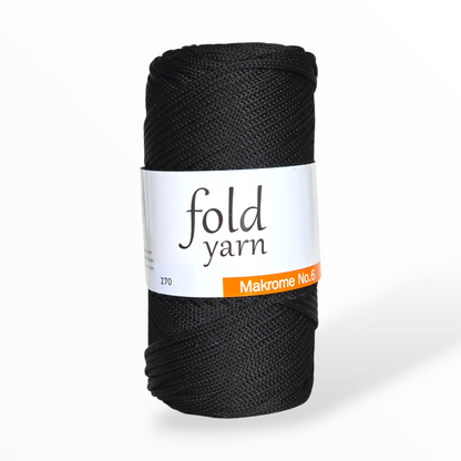 Fold Yarn Polyester Macramé Nº6 – 100% Polypropylene Cord (250g / 115m / 3mm)