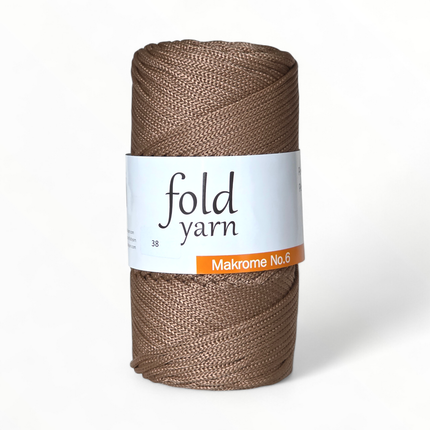 Fold Yarn Polyester Macramé Nº6 – 100% Polypropylene Cord (250g / 115m / 3mm)