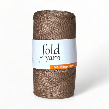 Fold Yarn Polyester Macramé Nº6 – 100% Polypropylene Cord (250g / 115m / 3mm)