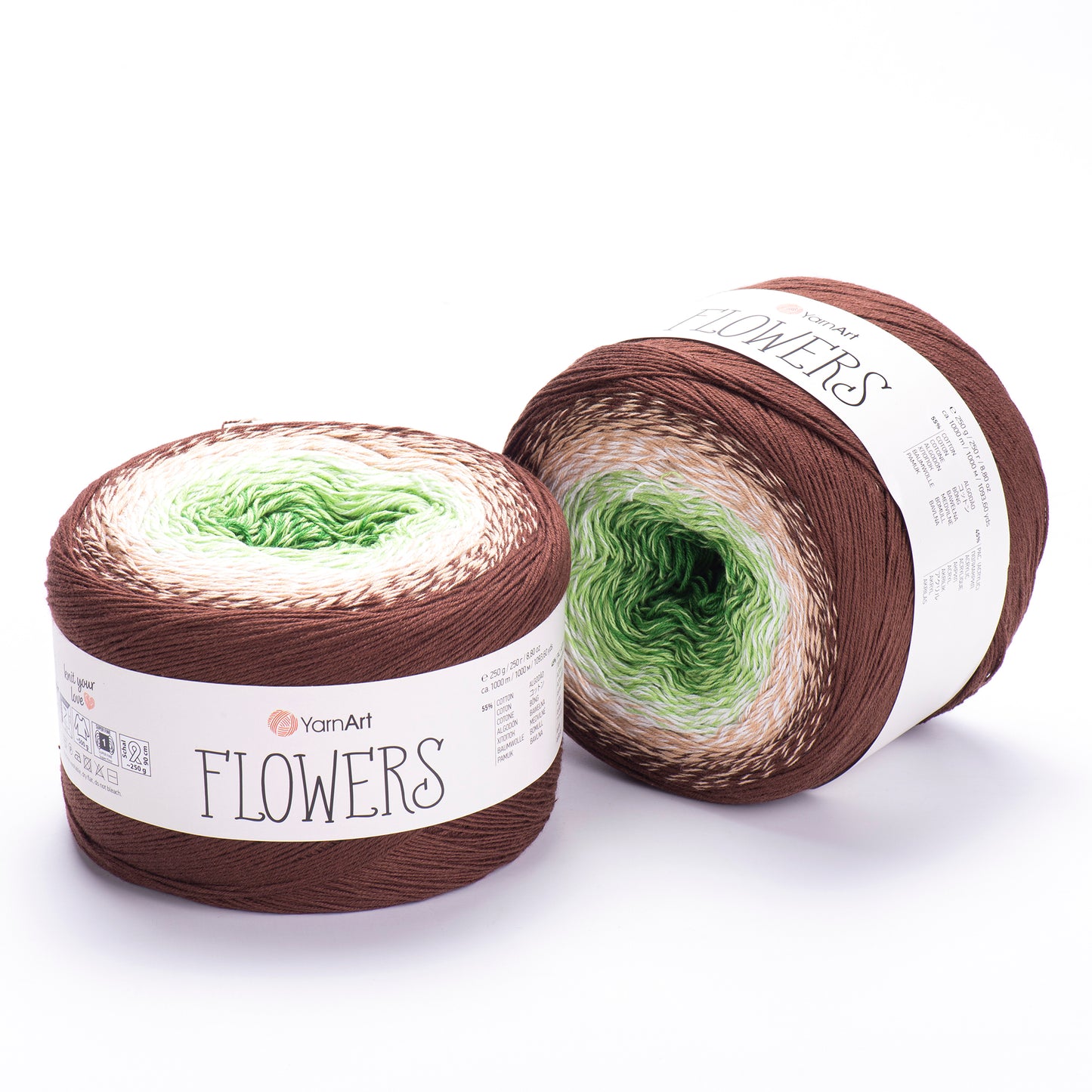 YarnArt Flowers – Cotton Blend Gradient Yarn (250g / 1000m)