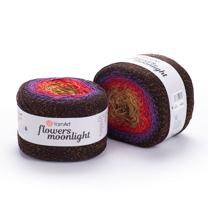 YarnArt Flowers Moonlight – Cotton Blend with Metallic Shine (260g / 1000m)