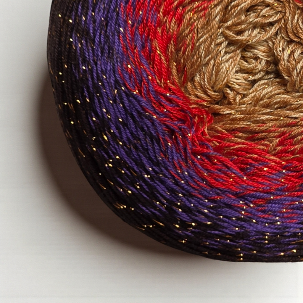 YarnArt Flowers Moonlight – Cotton Blend with Metallic Shine (260g / 1000m)