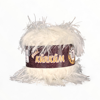 Yeni Kürküm Kaz Tüyü – Faux Goose Feather Yarn (100g / 90m)