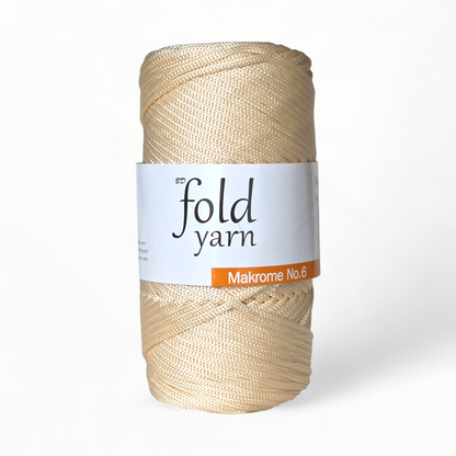 Fold Yarn Polyester Macramé Nº6 – 100% Polypropylene Cord (250g / 115m / 3mm)