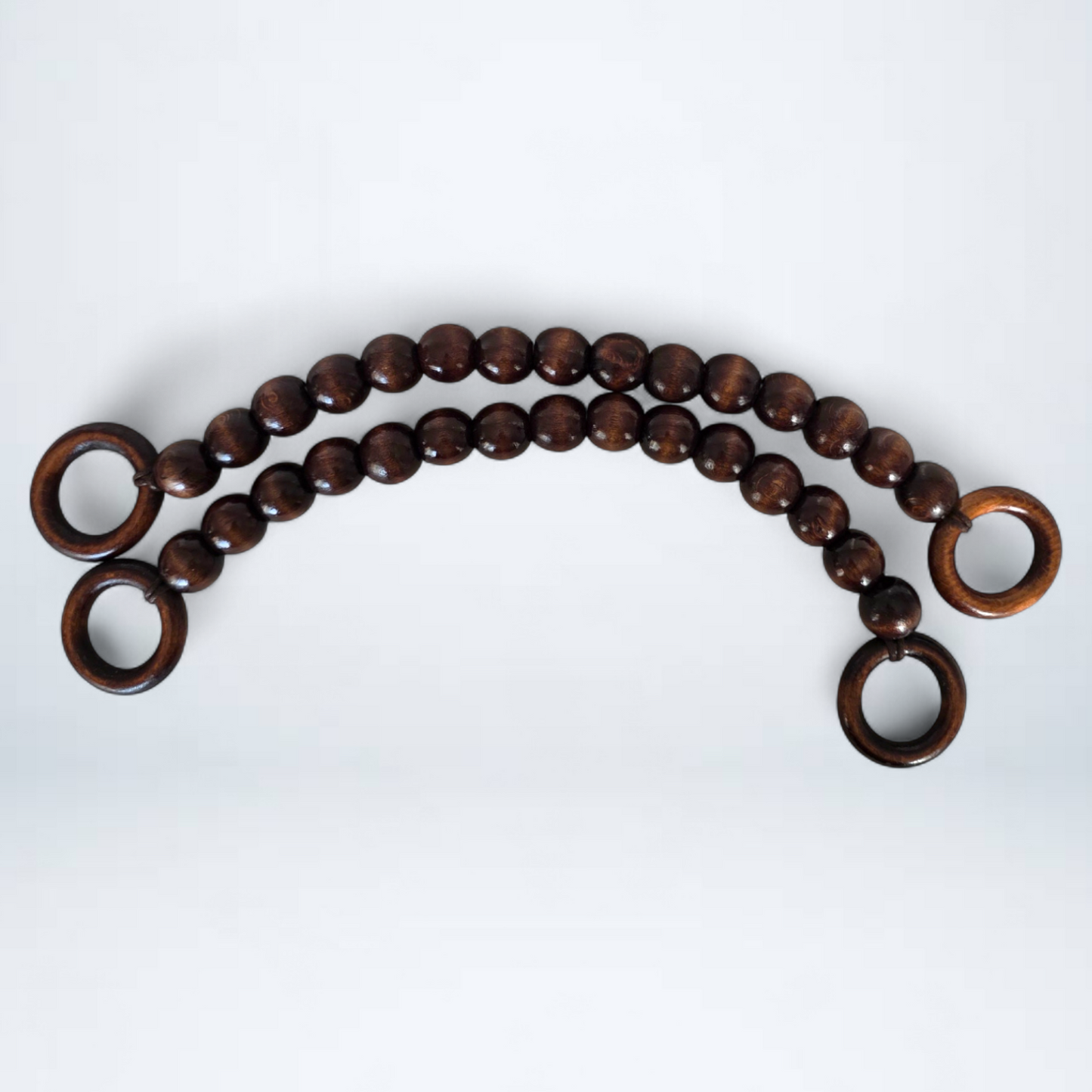 Wooden Bead Bag Handles