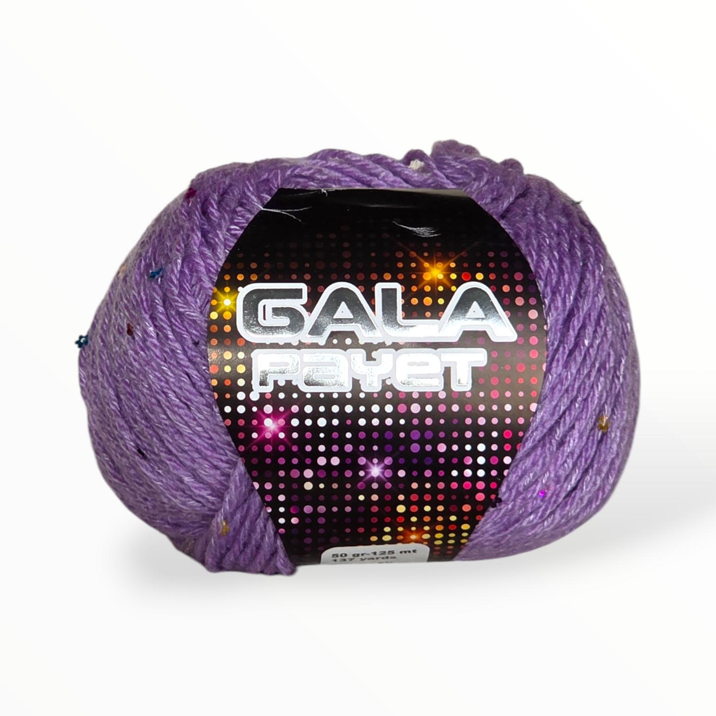 Gala Payet – 94% Acrylic, 6% Sequins Yarn (50g / 125m)