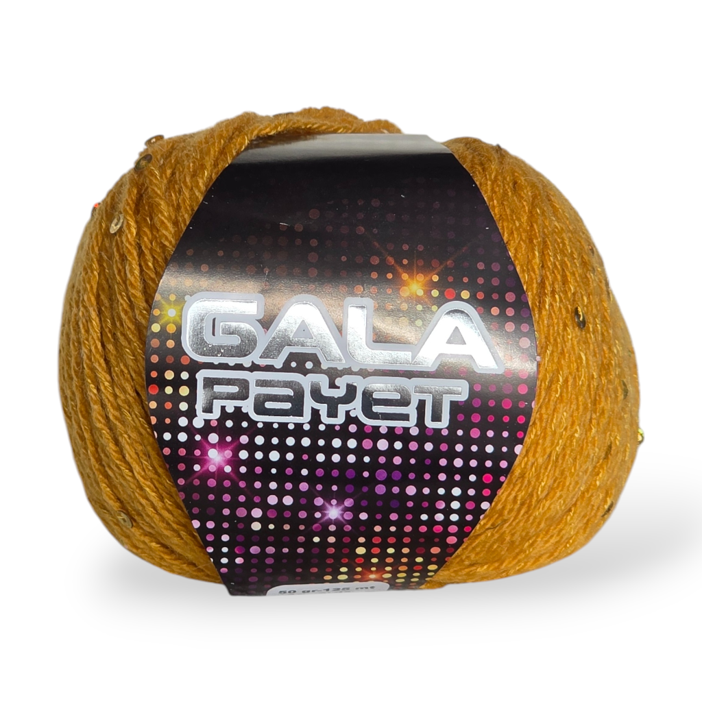 Gala Payet – 94% Acrylic, 6% Sequins Yarn (50g / 125m)