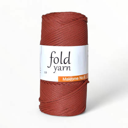 Fold Yarn Polyester Macramé Nº6 – 100% Polypropylene Cord (250g / 115m / 3mm)