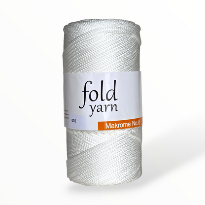 Fold Yarn Polyester Macramé Nº6 – 100% Polypropylene Cord (250g / 115m / 3mm)