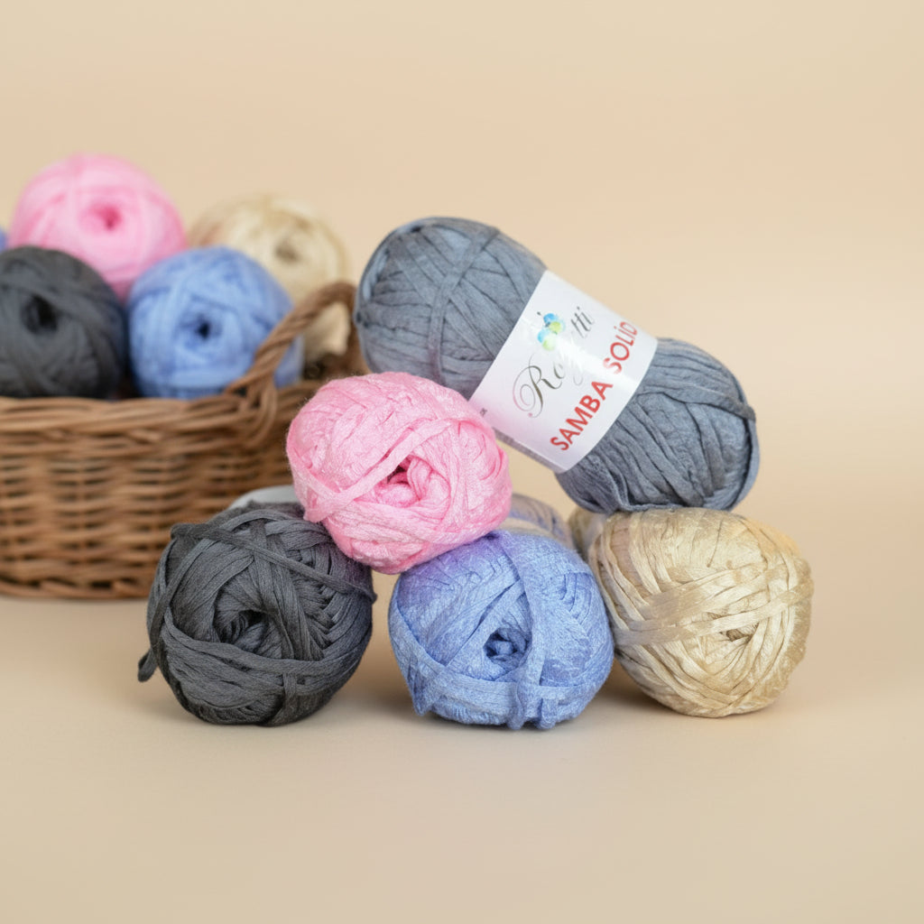 Rozetti Samba Solid – 100% Premium Acrylic Yarn (100g / 147m)